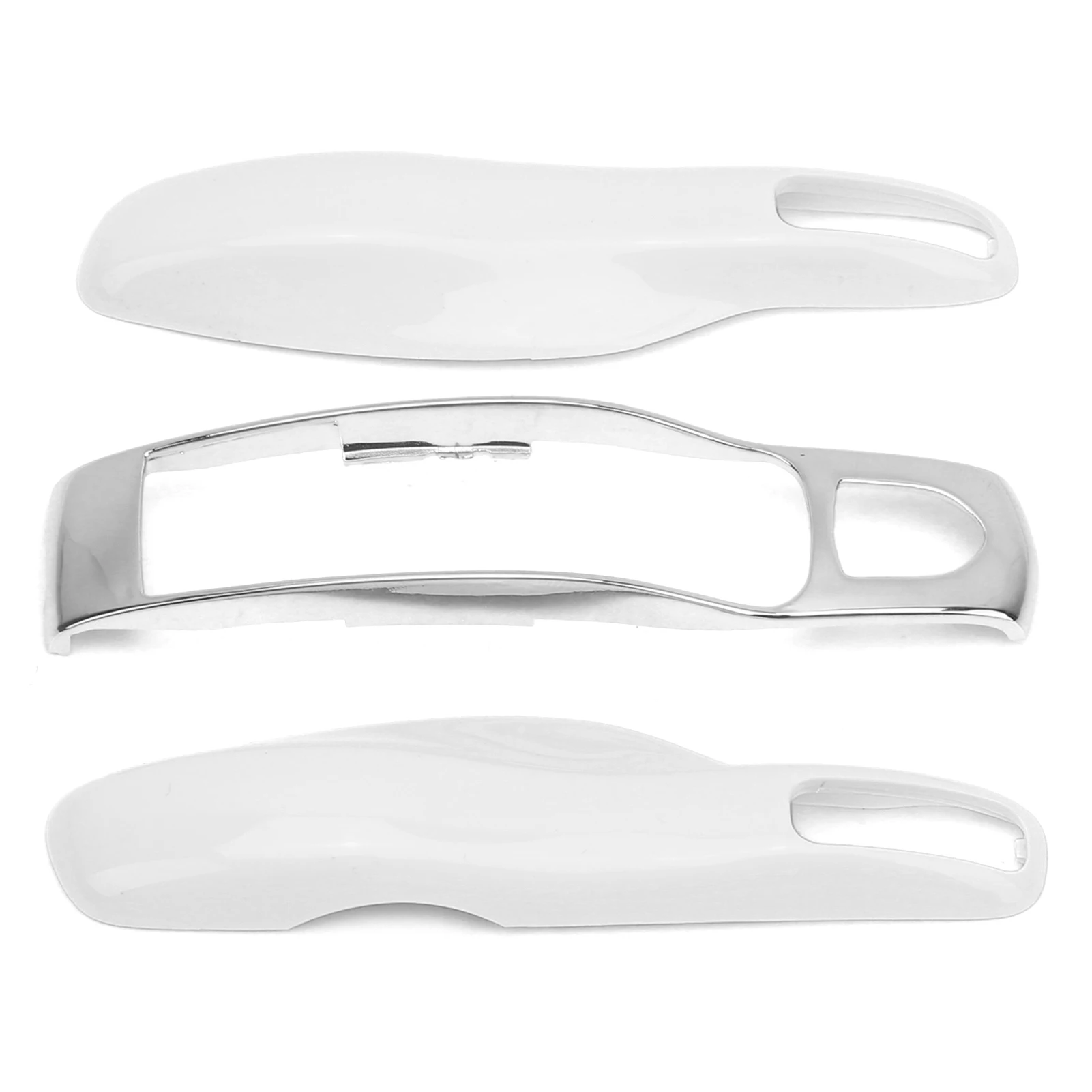 Car Remote Key Fob Case Trim Protective Cover Car Key Case Skin Button Pad Fit for Porsche 911 Panamera Macan Boxster