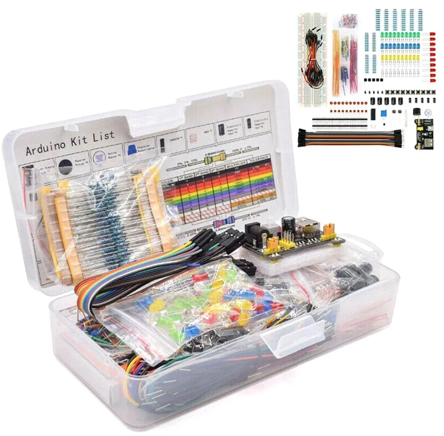 830 Hole Breadboard Kit MB-102 for UNO R3 Component Kit Beginner's Starter Kit