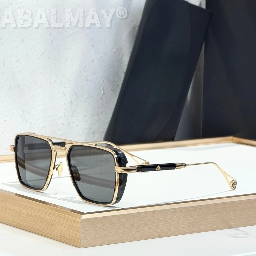 THE PADKYLOB I 55-22 Top High Quality Sunglasses for Men and Women Style UV400 Retro Fashion Special Design Sun Glasses With Box