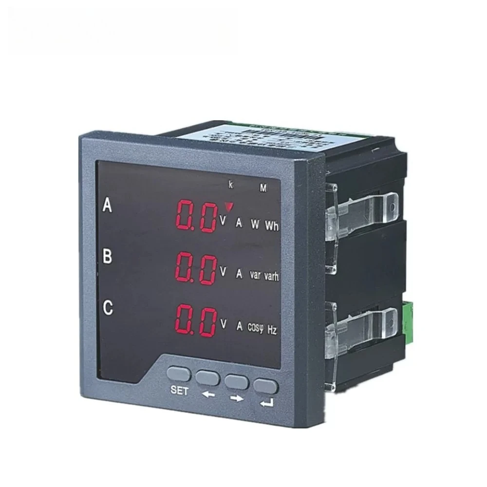 Electrical Multi-function Power Meter HG192/194 Three-phase Digital Display Current and Voltage Power Meter 485 Communication