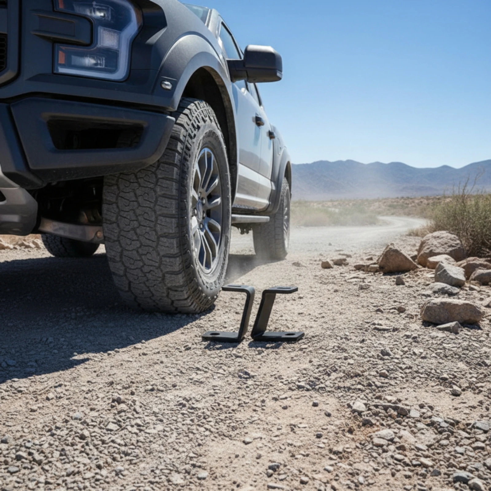 2 Pieces Hood Brackets with Slots Rugged Light Mounting Brackets Hardware Low-Profile for off-Roaders, Night Driving