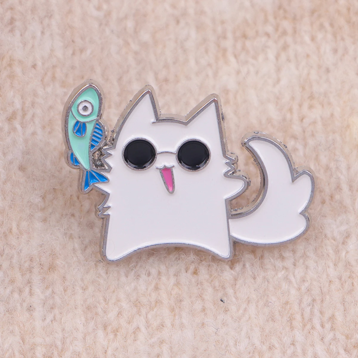 Gojo Cat Enamel Pins Anime Character Brooches Badge Lapel Pin For Backpack Clothes Accessories Kawaii Jewelry Birthday Gifts