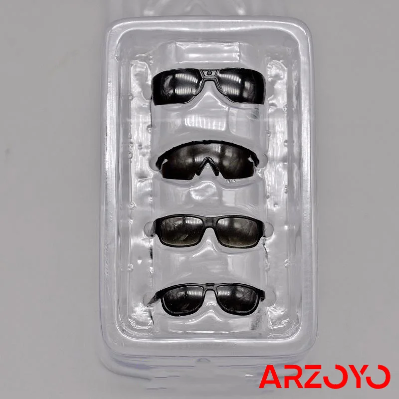 ZY15-20 4 pz/set 1/6 amazon maschio/femmina 12 ''Action Figure Scene accessori occhiali da sole occhiali militari usa modello