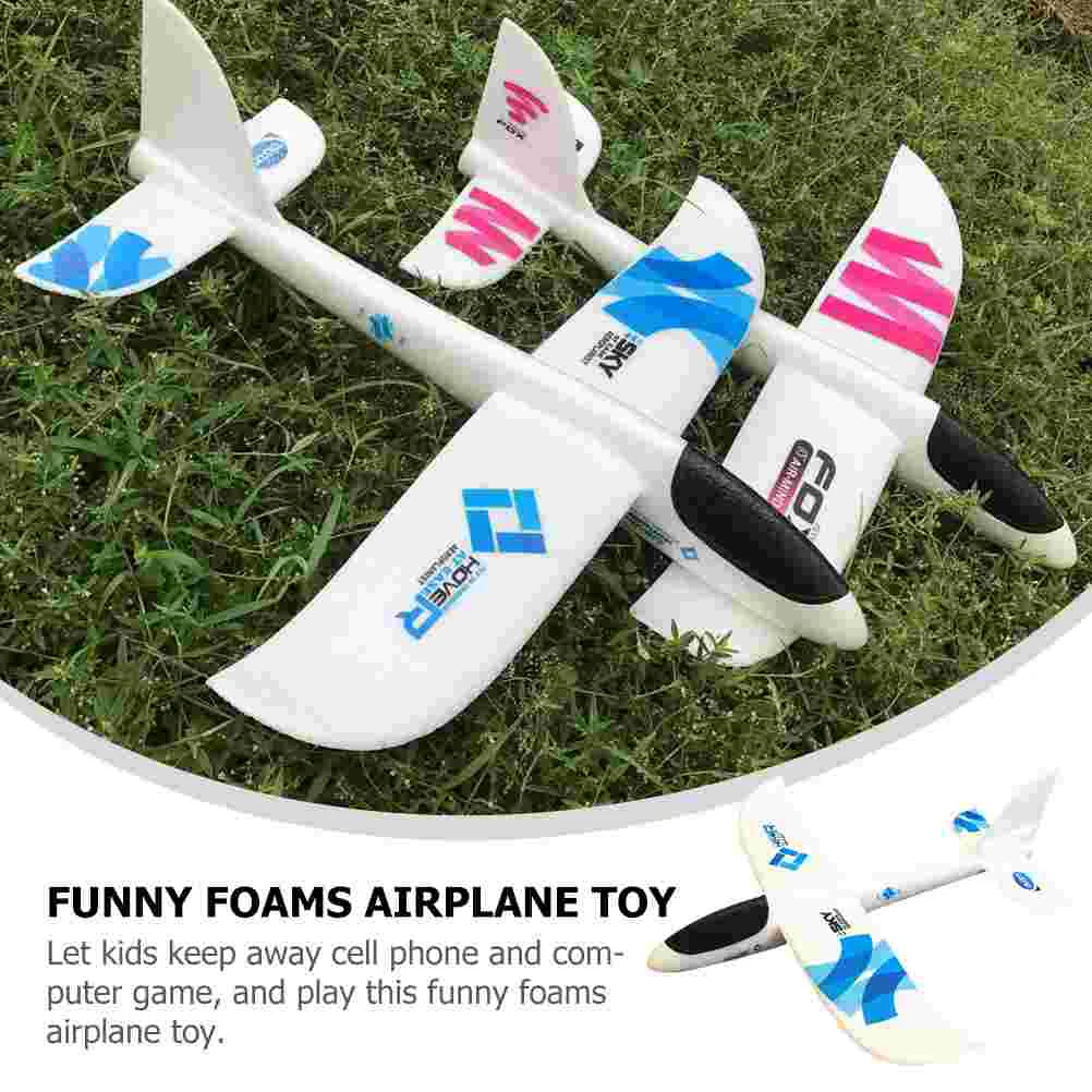 Airplane Foam Foam Airplanes For Kids Toys Gliders Kids Glider Hand Children Plane Outdoor Airplanes Launch Planes Boys Girls