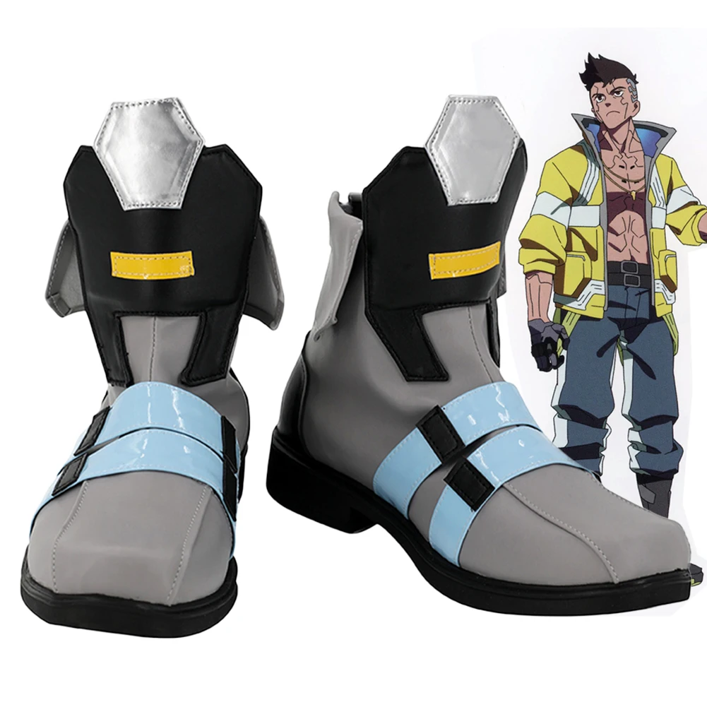 Fantasia David Martinez Cosplay Shoes Boots TV Runners Of Edge Disfraz Costume Accessories Men Halloween Carnival Party Footwear