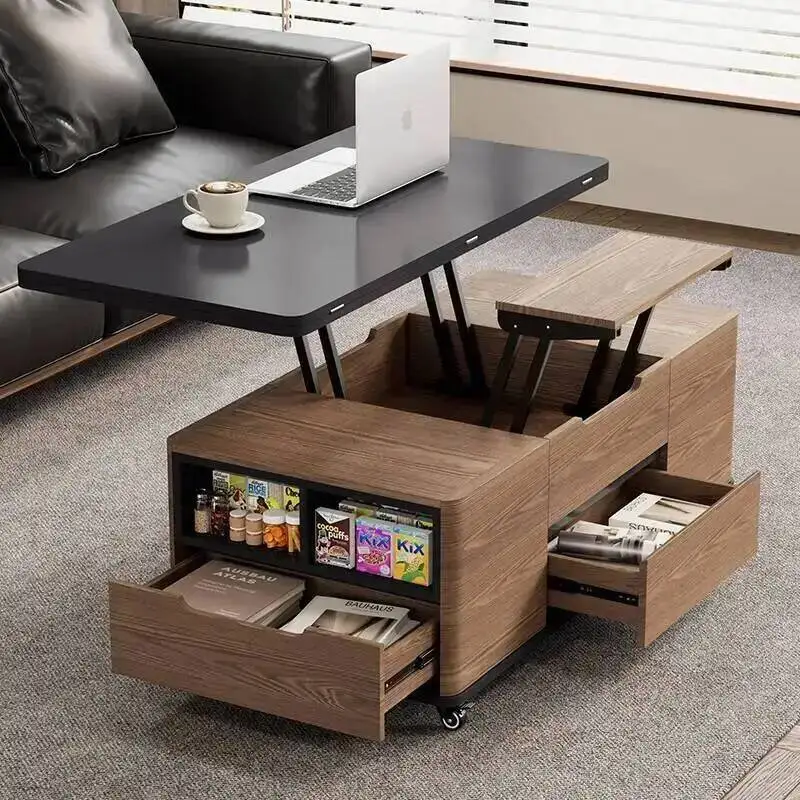 Solid Nordic Wood Coffee Table Designer Rustic Minimalist Modern Coffee Table Living Room Wohnzimmer Tisch Furniture For Home