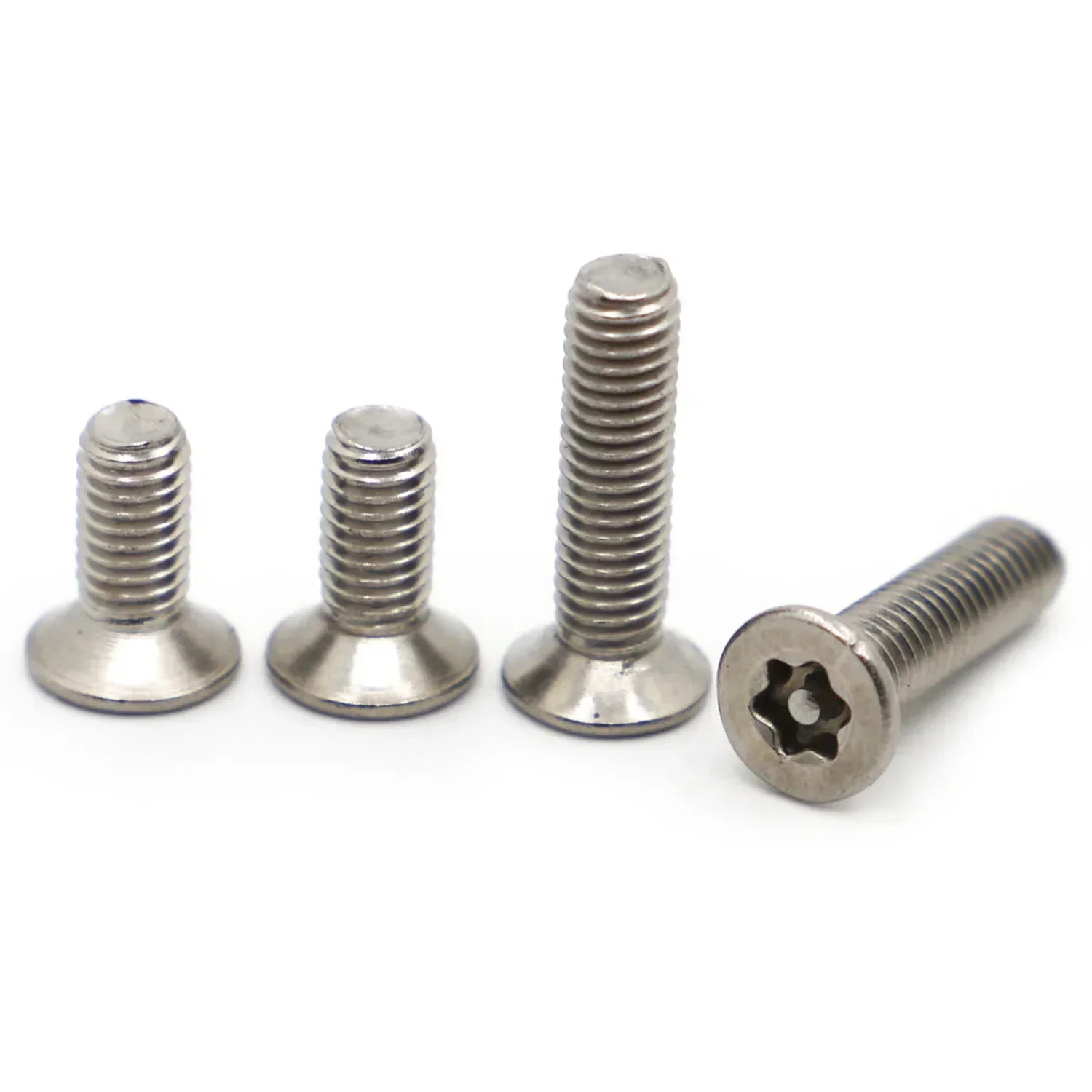 M2 M2.5 M3 M4 M5 M6 M8 304 Stainless Steel Torx Flat Countersunk With Column Pin Tamper Proof Security Bolt Screw