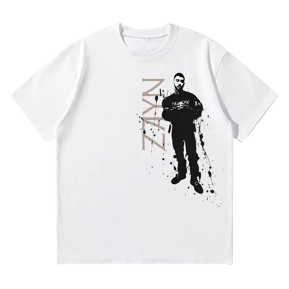 

Zayn Malik Splatter Tee Men Hip Hop Retro Harajuku Fashion Oversized Cotton T-shirt Unisex Women/Men Crewneck Short Sleeve Topss
