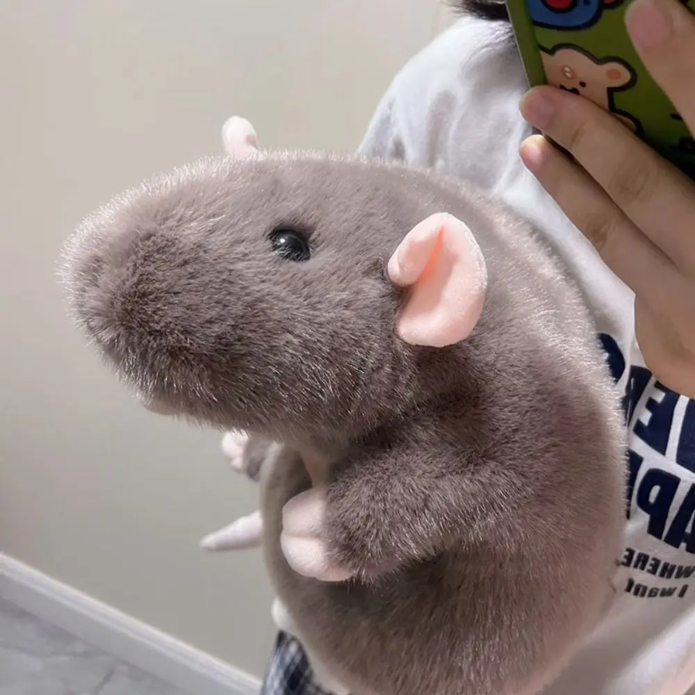 Creative 35/50cm Mouse Cartoon Oversized Flower Branch Rat Soft Animal Figure Gift Birthday Stuffed & Plush Animals
