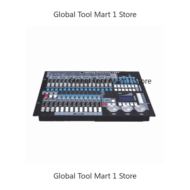 DJ Stage Light 1024 DMX Console Moving Head Lighting Controller with Heavy Duty Flight Case