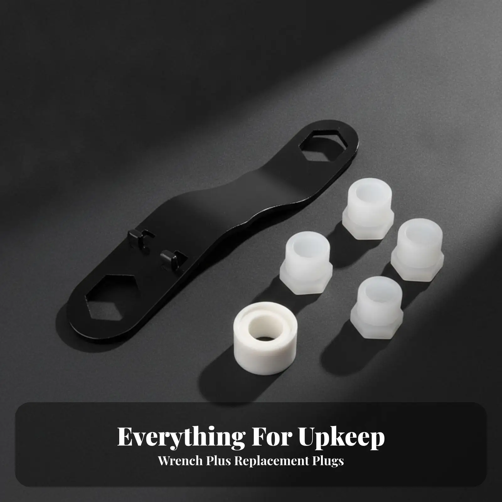 RV Drain Plug Kit | Carbon Steel Construction, Rust-Resistant, Drain Plug Wrench Kit, for Tight Compartments