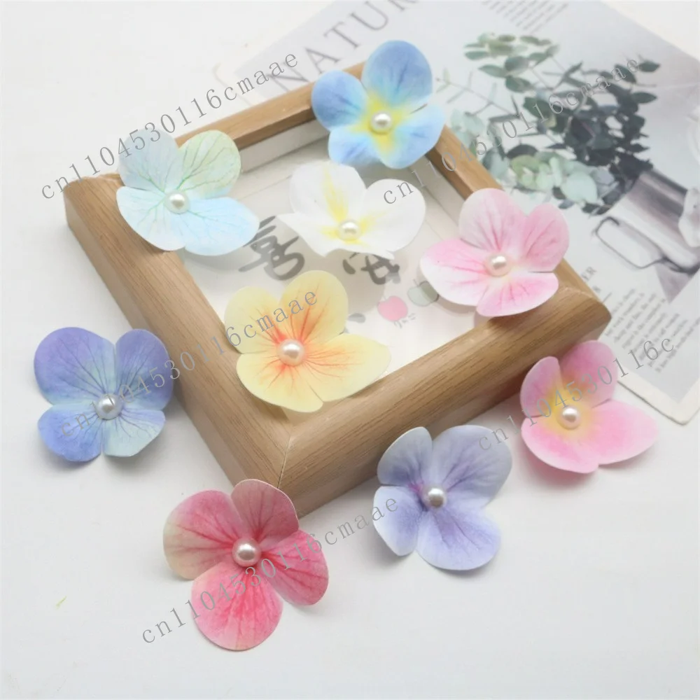 Phalaenopsis 3D flower pearl petal DIY headgear material hairpin wedding flower wall home