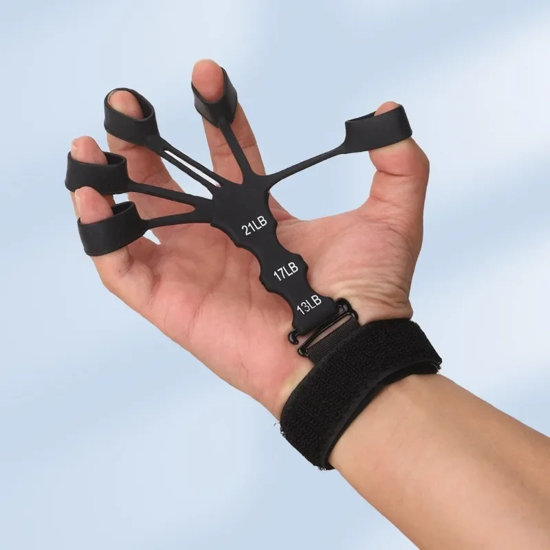 5-finger Silicone Grip Training Hand Expander Finger Grip Sport Gym Training Accessories Trainning & Exercise Gripster Fitness