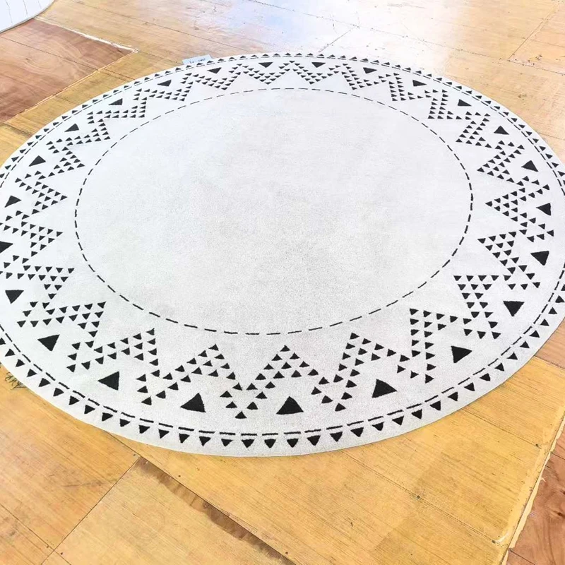 Custom Handmade Wool Rugs Tufted Carpets Customized Washable Carpet for Bedroom