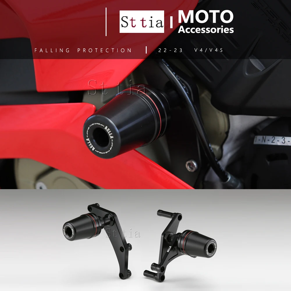 

Motorcycle Accessories Frame Slider Crash Protectors Falling Protection Fairing Guard For DUCATI PANIGALE V4 V4S 2022-2023