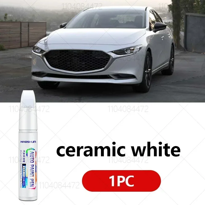 Voor Mazda 3 2003-2025 BK BL BM BP Verf Reparatie Pen Touch Up Scratch Remover DIY Auto accessoires Zwart Wit Blauw Grijs Bruin Rood