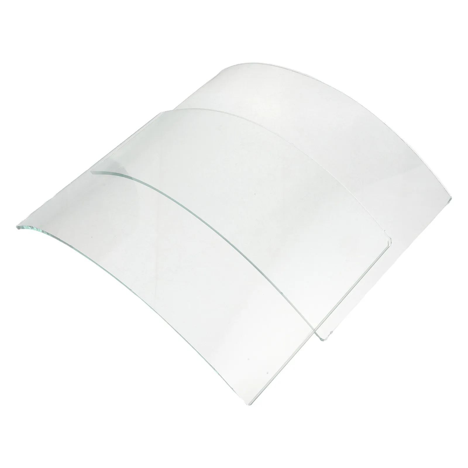 2Pcs Sandblasting Hood Replacement Protective Lens Clear Glass Visor Shield for Dust Grinding Painting Industrial Applications