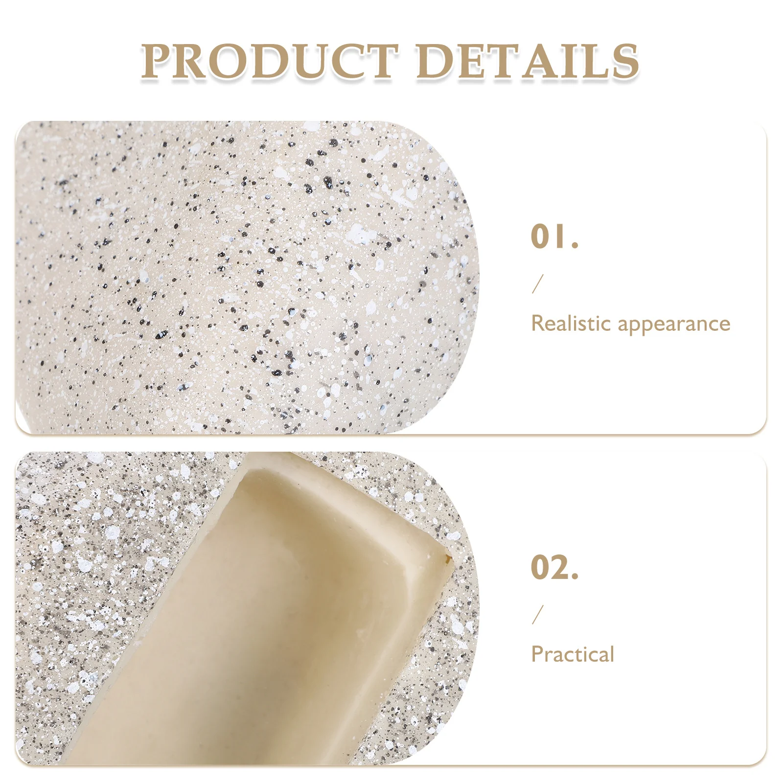 Fake Rock Key Hider Outdoor Simulated Stone Resin Box Weatherproof Hide-A- Yard Patio Secure Storage