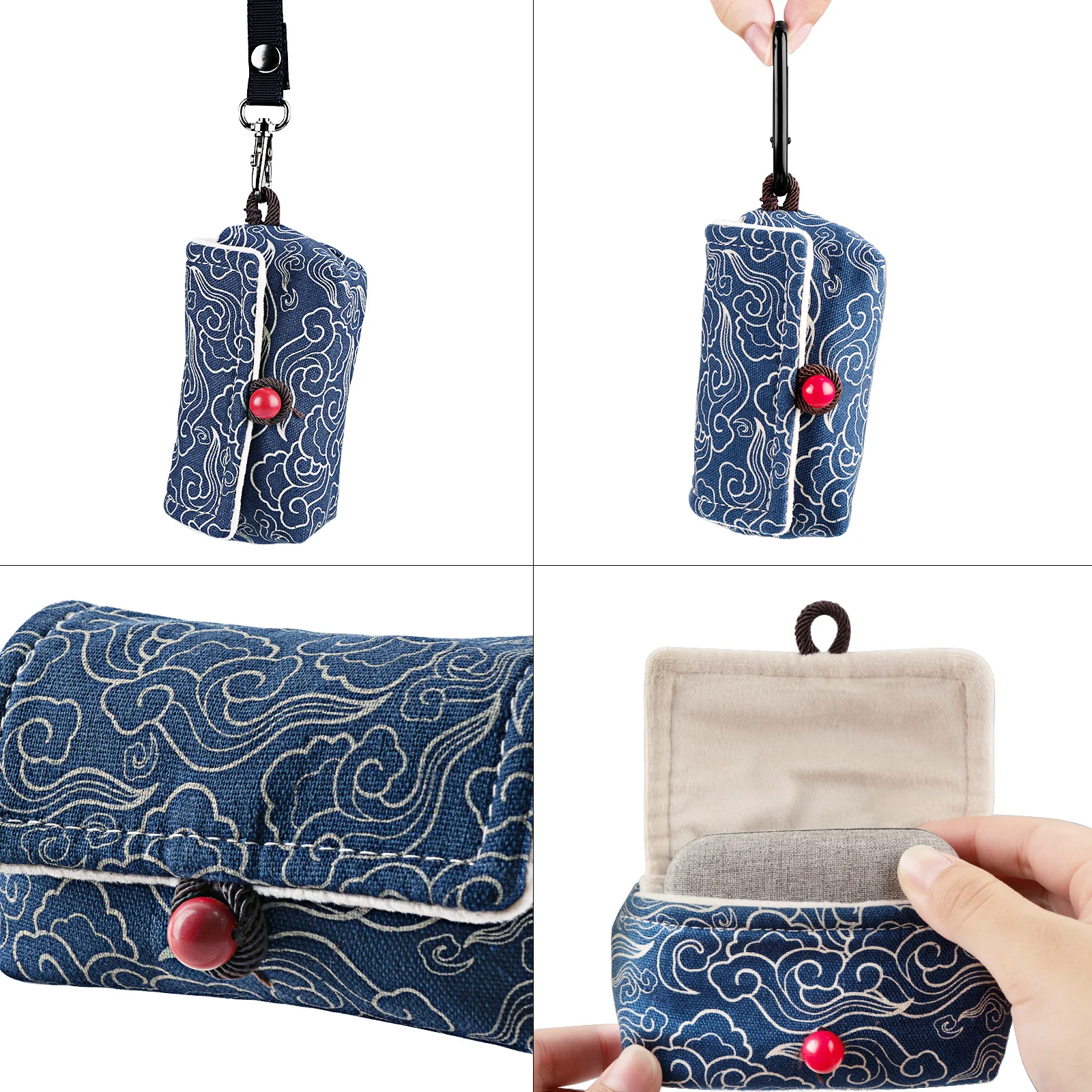 Bolsa de transporte para fones de ouvido Geekria compatível com Sennheiser Momentum Sport, Momentum True Wireless 4 Capa