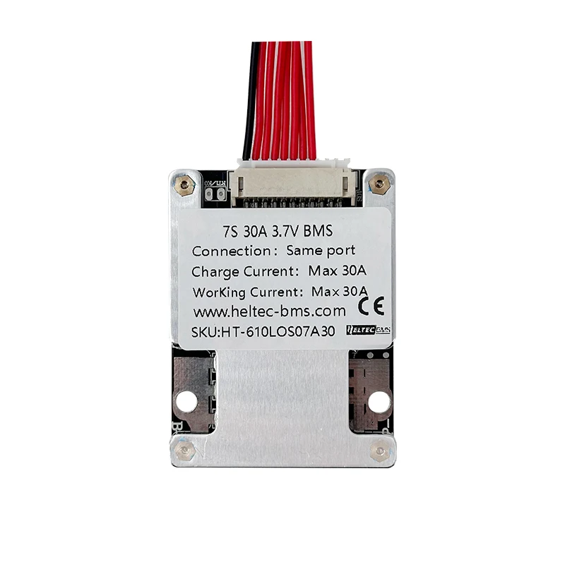 7S Li-ion Lithium Battery Protection Board 25.9V 30A 60A Balance BMS Motor Energy Storage