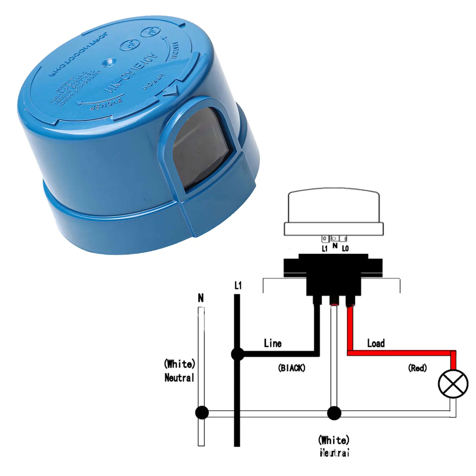 

Smart Photoelectric Sensor Switch for Seamless Outdoor Lighting Control Responds Quickly to Ambient Light Levels