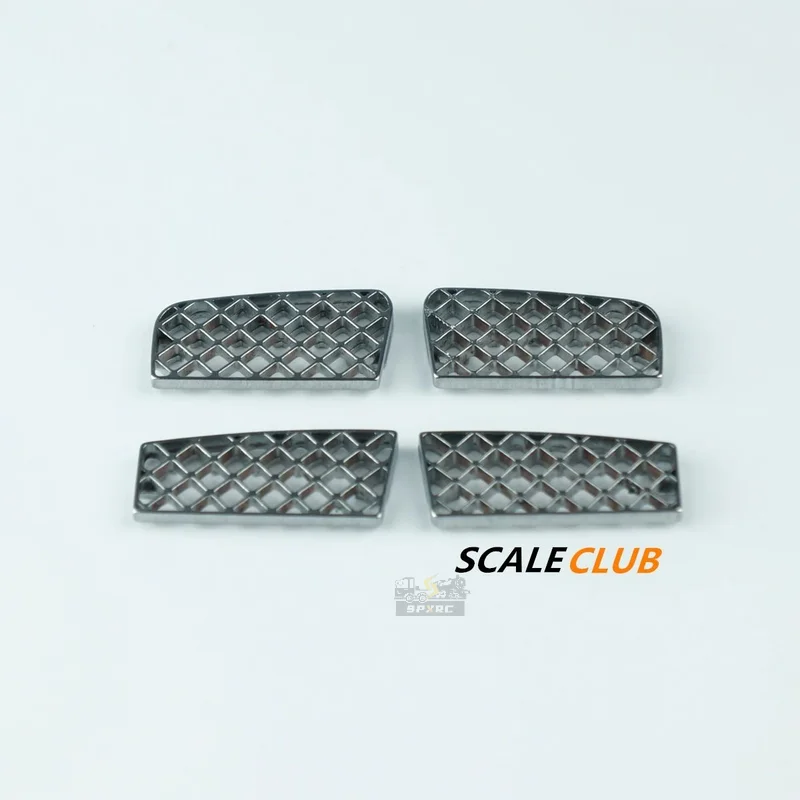 Scaleclub  1/14 Tractor Pit Metal Treads  For Tamiya  Scania 770S MAN Benz Volvo RC Trailer Tipper Car Diy Parts