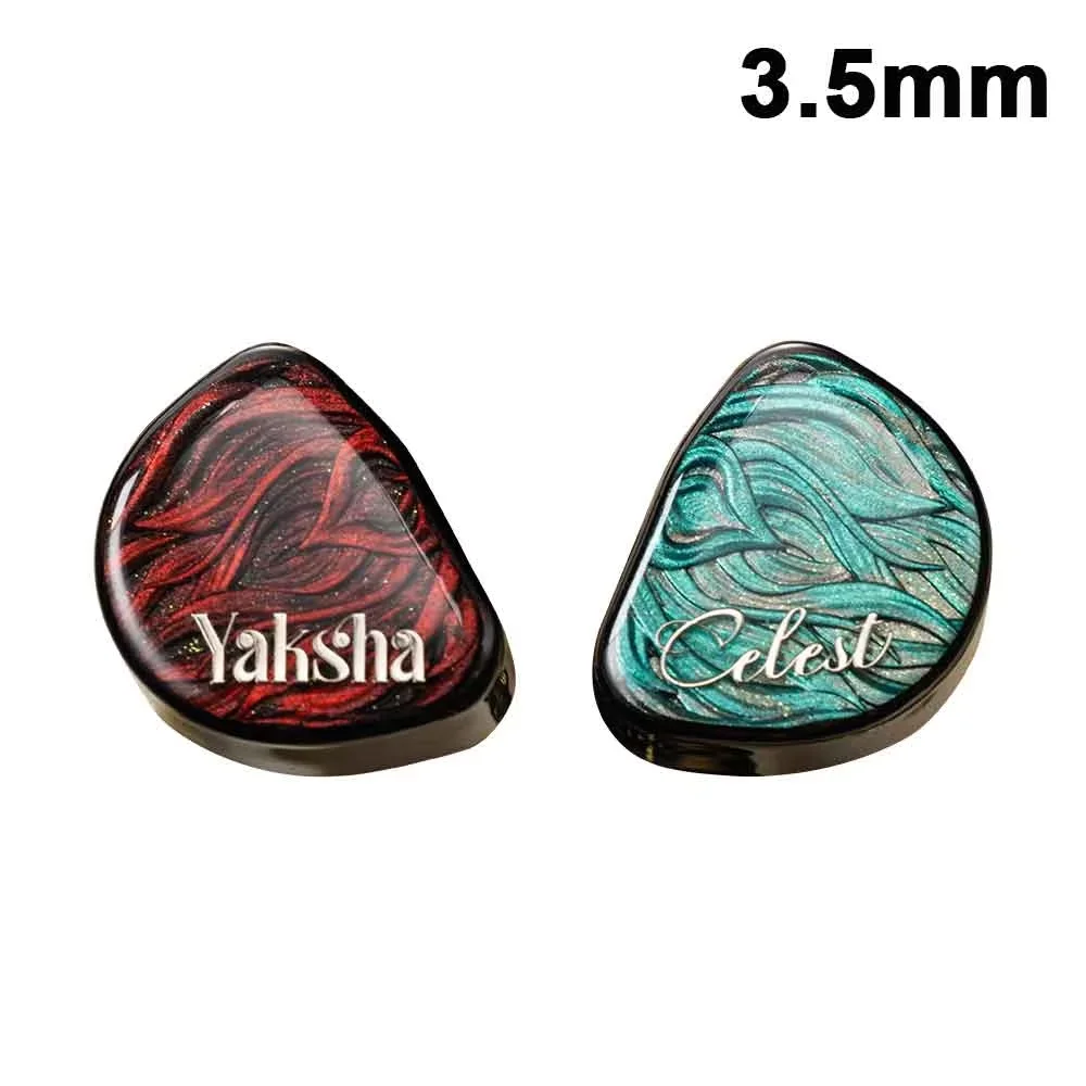 Celest Yaksha Earphone 2DD+1BA+1MPD In Ear Monitor With Detachable Cable For HiFi Music Gifts Earbuds Headset