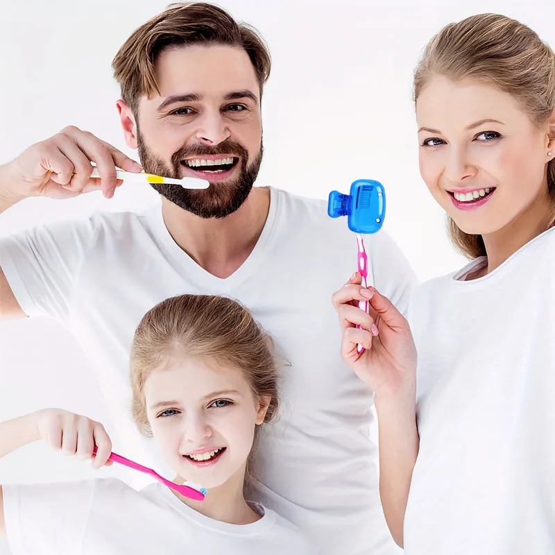 Top Travel Toothbrush Covers to Keep Your Brush Clean and Germ-Free 1/5PCS Travel Toothbrush Head Covers Toothbrush Protector Cap Brush Pod Case Protective Portable Plastic Clip Household Travel