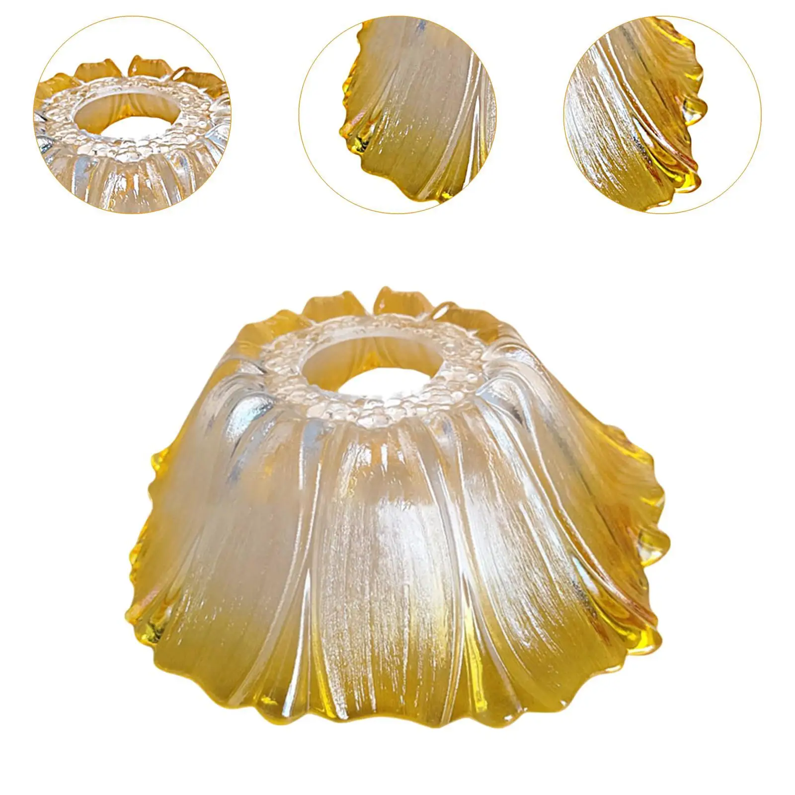 Glass Lampshade Flower Lamp Cover Replacement Pendant Shade for Dining Table Lamp Ceiling Lighting