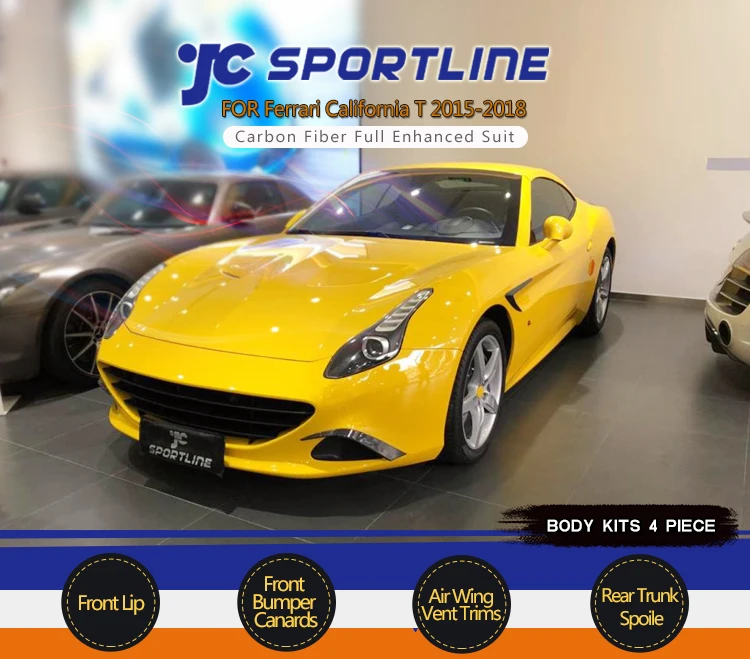 for JC Sportline Factory OEM ODM High Quality Carbon Fibre Auto Body Kit for Ferrari California T 2015-2018