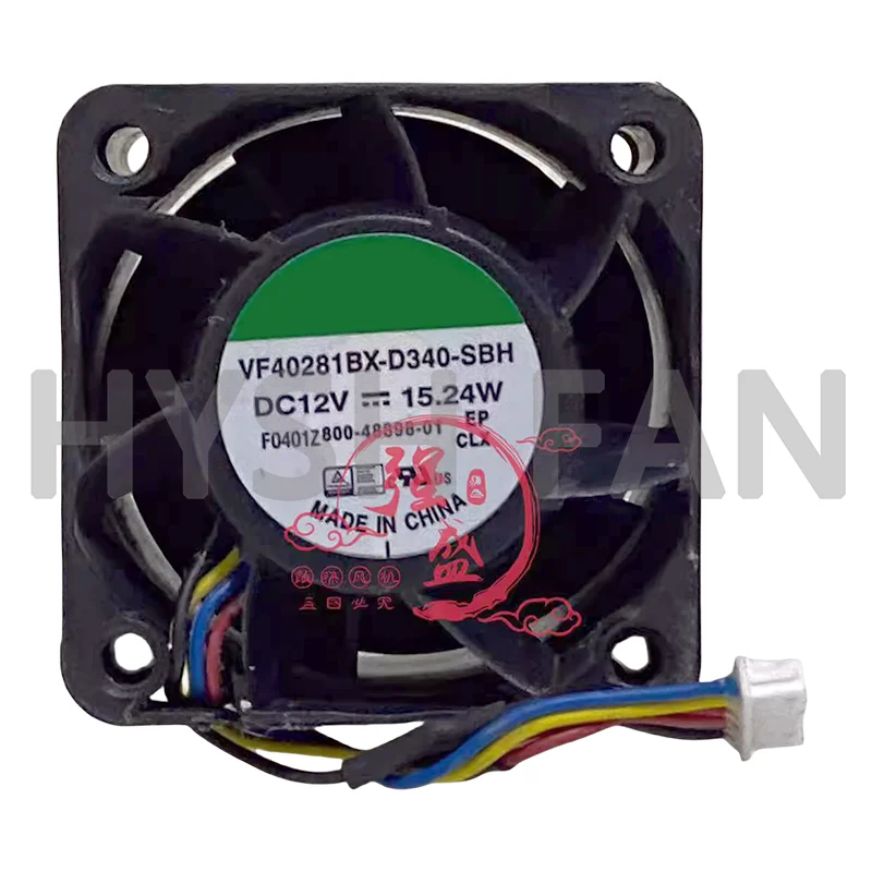 

VF40281BX-D340-SBH New Original Authentic 12V 15.24W 4-wire Cooling Fan