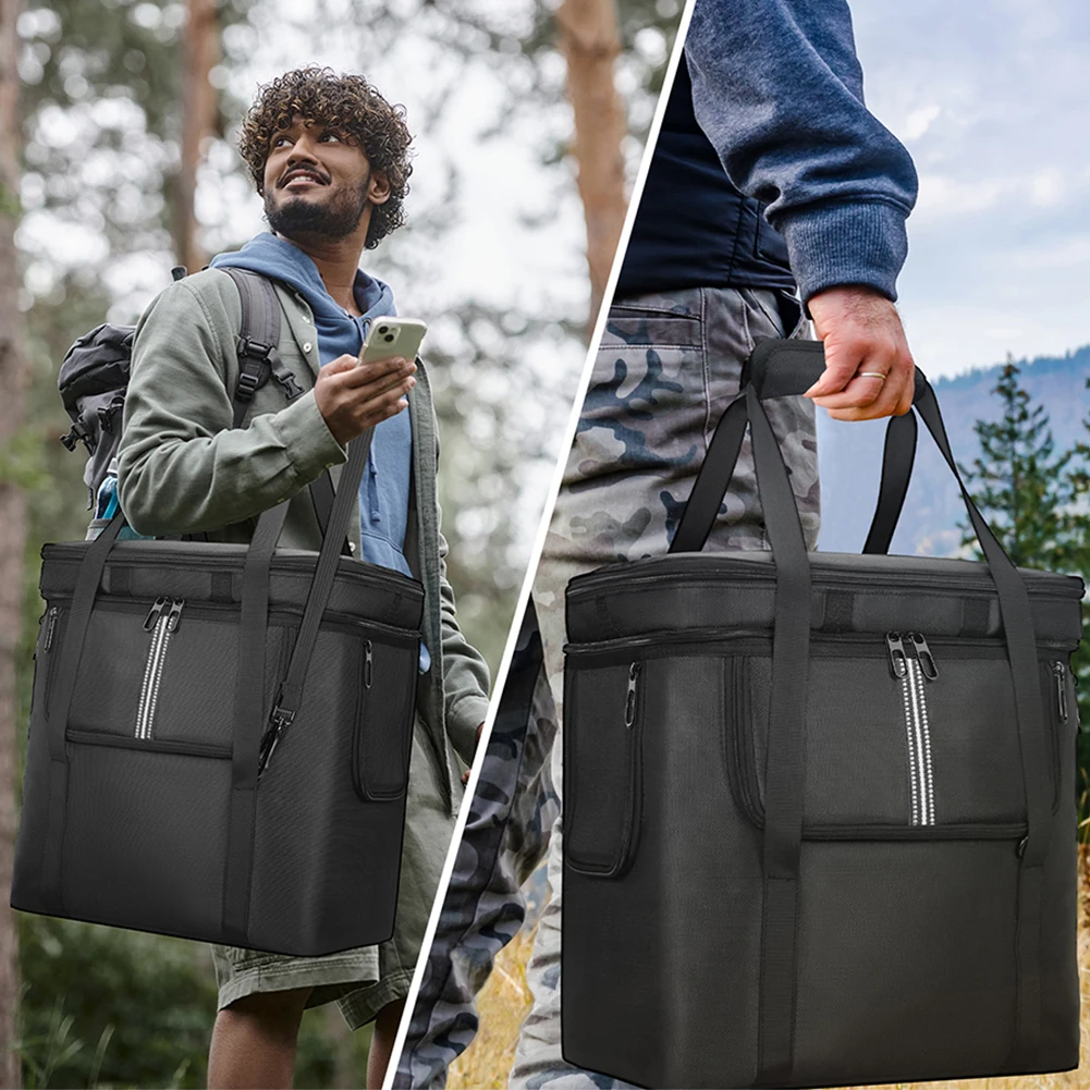 حقيبة حمل لمحطة الطاقة المحمولة BLUETTI AC180 حقيبة تخزين للسفر حقيبة تخزين مضادة للسقوط مع حزام كتف ومقبض