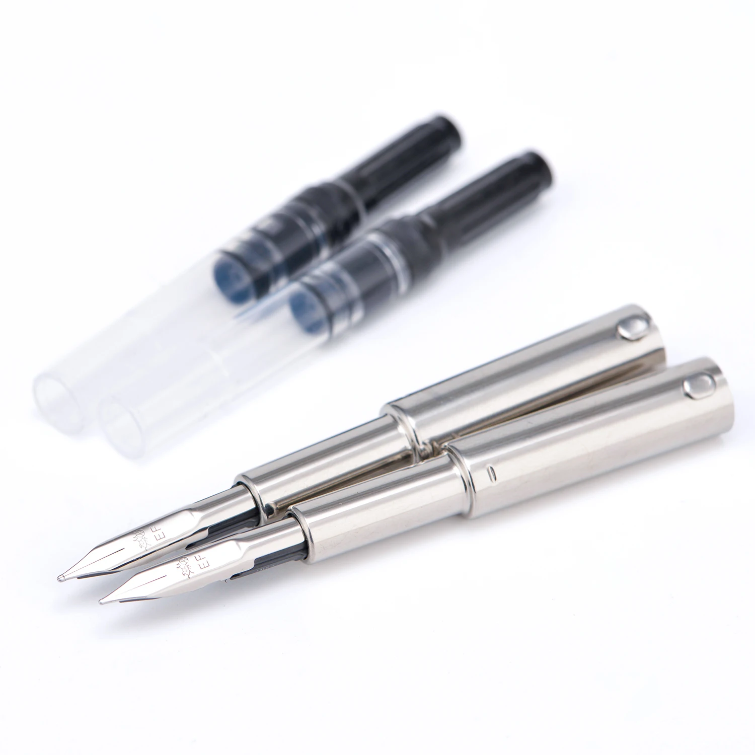 2 SZT. Jinhao 10 Wymienne Pióro Wieczne Extra Fine Nib & Fine Nib z Konwerterem — zdjęcie produktu 2