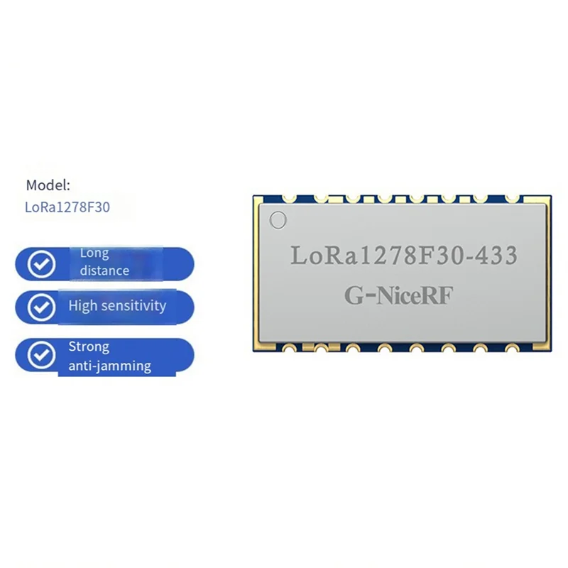 Wireless Transceiver Module Anti-Interference RF Transceiver 1W High Power Long Distance Data Transmission 470-510 Mhz