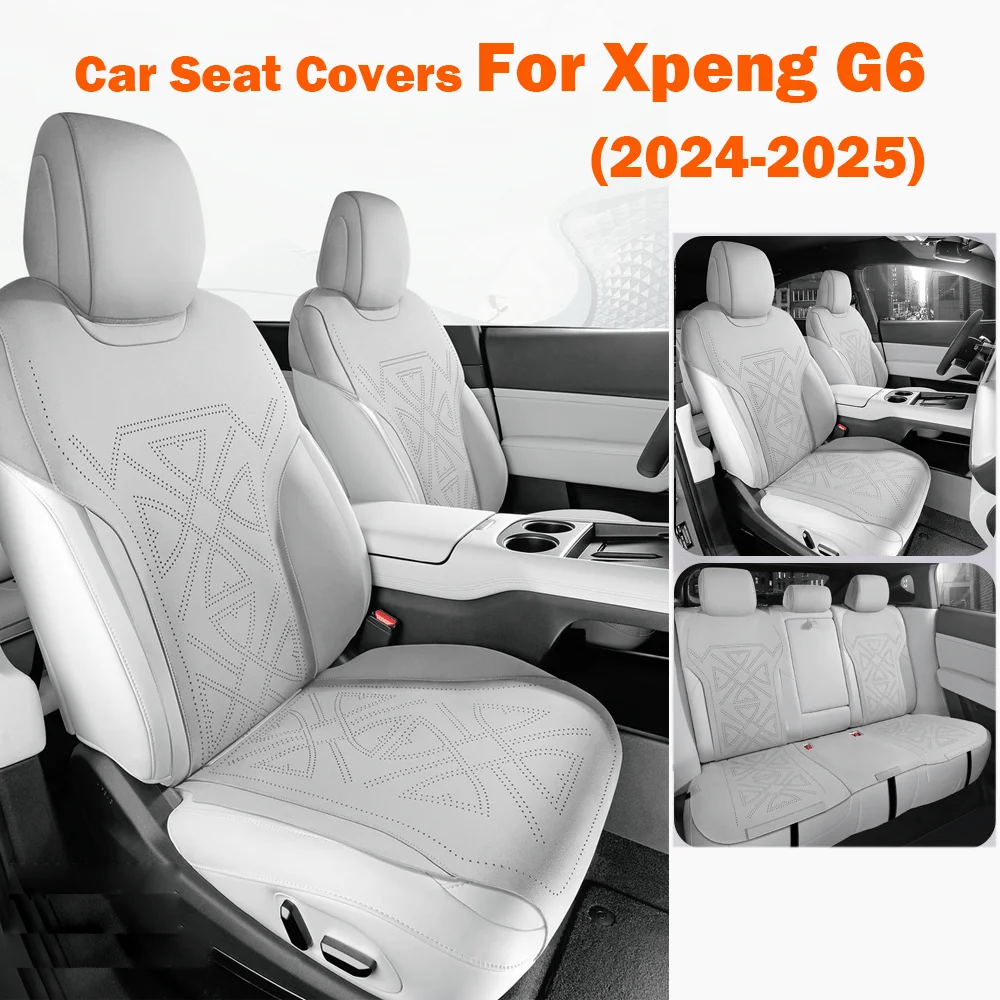 

Подушка для автомобильного сиденья для Xpeng G6 2024-2025, меховая кожа, пористая, 5, чехол на сиденье, внутренняя полузавернутая вентилируемая четырехсезонная подушка