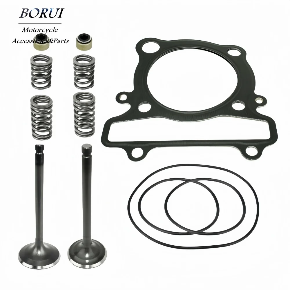 

Motorcycle Cylinder Intake and Exhaust Valve Gasket Set for Yamaha Warrior 350 YFM350X 1987-2004