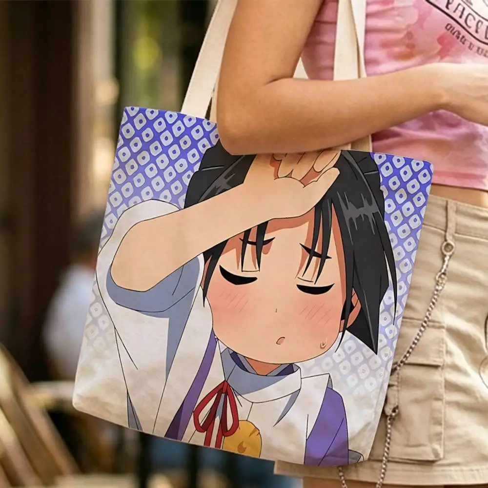 Anime The Elusive Samurai Waterproof Lined Canvas bags suitable for going to class, shopping, gifts, and commuting