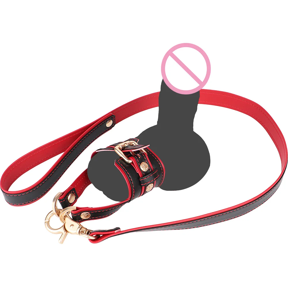 FRKO Testis Restraint Bondage Harness Belt Male PU Leather Delay Ejaculation Adult Slave Games Erotic Sex Toys For Men Gay 18+
