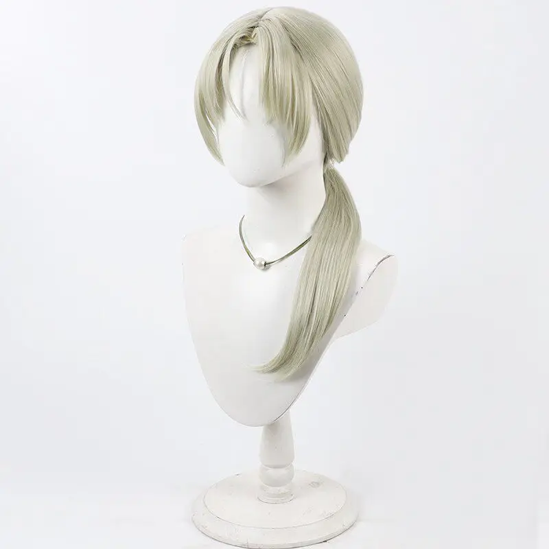 Game Jill Valentine Cosplay Wig Halloween Carnival Party Props Synthetic Hair Heat Resistant Fiber + Wig Cap