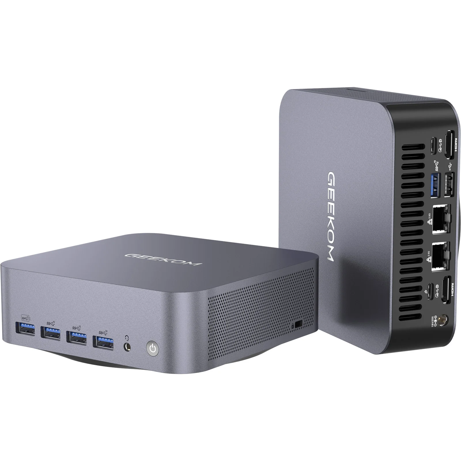 GEEKOM-AI Mini PC, GT1 Mega-Intel Core, U9 185H, 16 cœurs, 22 fils, jusqu'à 5.1GHz, 2.5Gbps, Port LAN Touriste, Mini PC, Windows 11