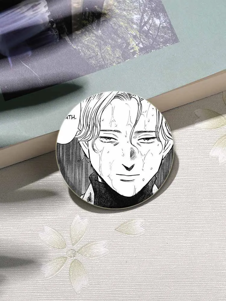 Anime Monster Tinplate Soft Button Brooch Creative Figure Icon Badge Snap-in Pins for Clothes Bag Decoration Jewelry Accessories