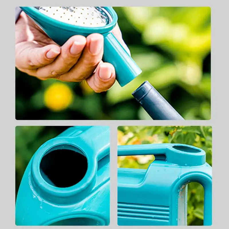 Watering Can With Two Handles And Shower Head Leak Free Large Garden Flower Watering Can For Outdoor Plants Supplies 2024