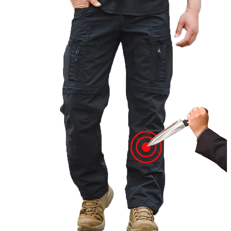 

Anti stabbing safety trousers anti knife Stab Resistant Trousers Bodyguard Police Self-defense Businessmen Slash Proof Pants Men