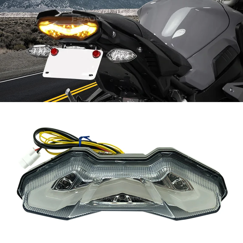 

LED Turn Signals Integrated Tail Light Rear Brake Taillight For Yamaha MT09 MT-09 FJ-09 MT 09 Tracer FZ-09 2014-2016 Motorcycle