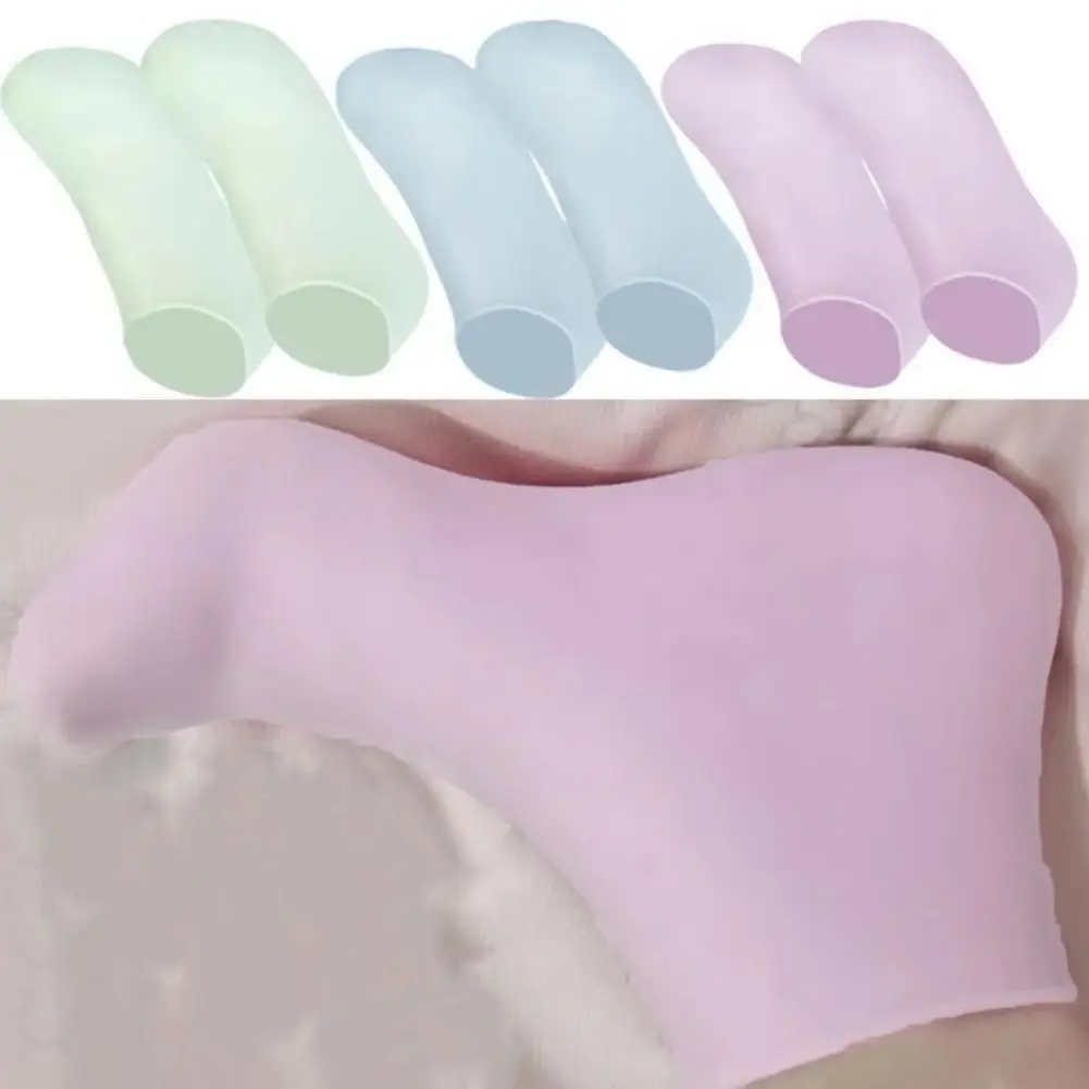 

1 Pair Silicone Moisturizing Foot Stickers Repair Dry Cracked Feet Socks Anti-Slip Massage Care Silicone Gel Foot Patches 95