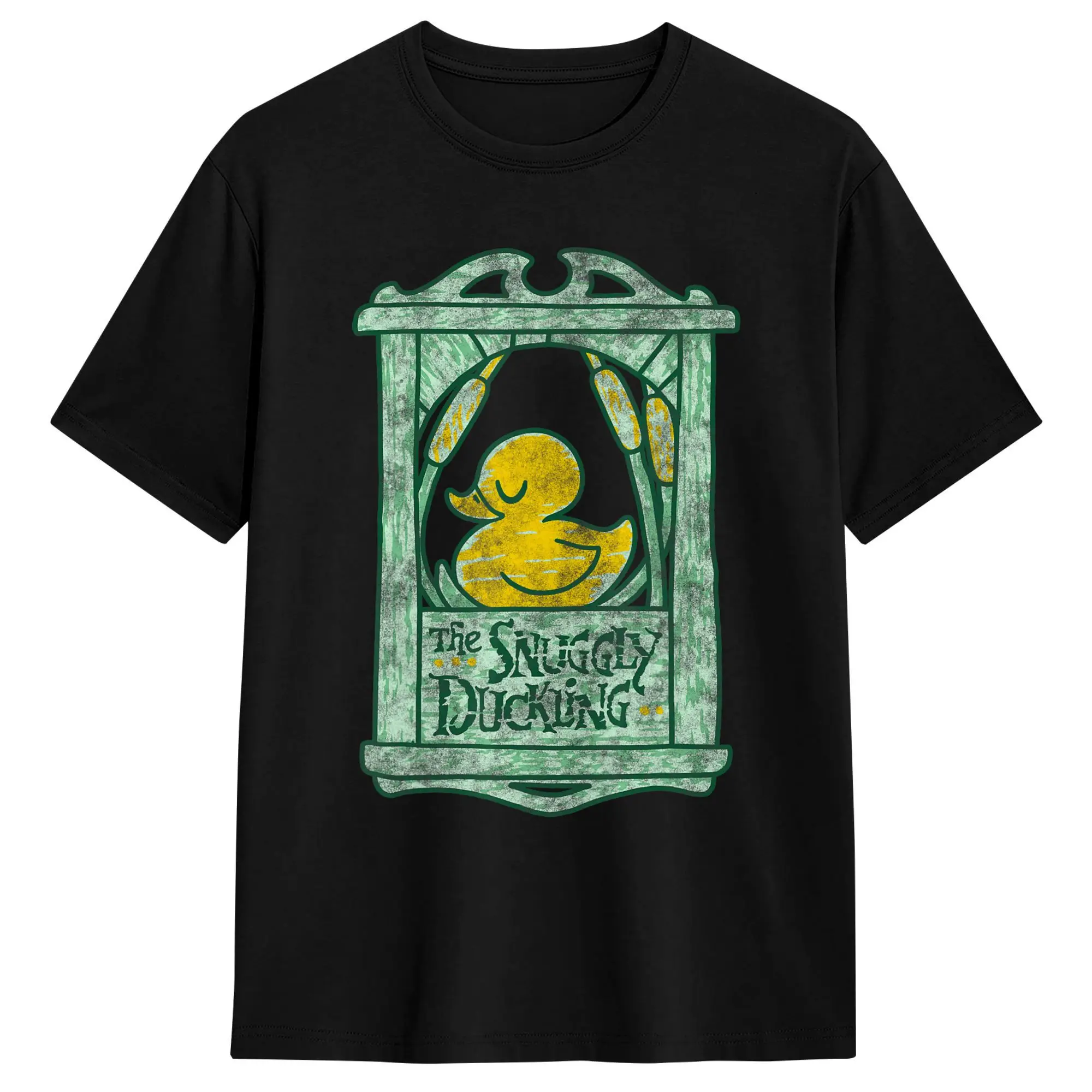 The Snuggly Duckling Vintage Sign Men's T Shirt  Unique Tee Shirt Short Sleeve Round Collar T-Shirts Cotton New Arrival Clothes