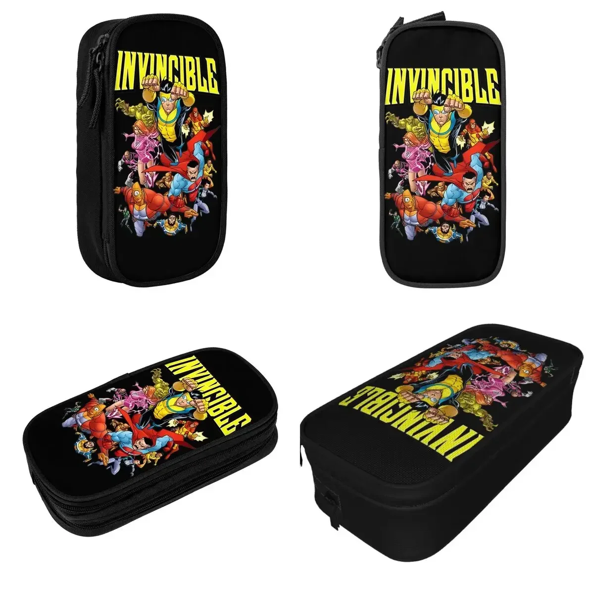 

Invincibles Cartoon Pencil Cases Cute Pen Box Bags Student Big Capacity Students School Gift Pencilcases