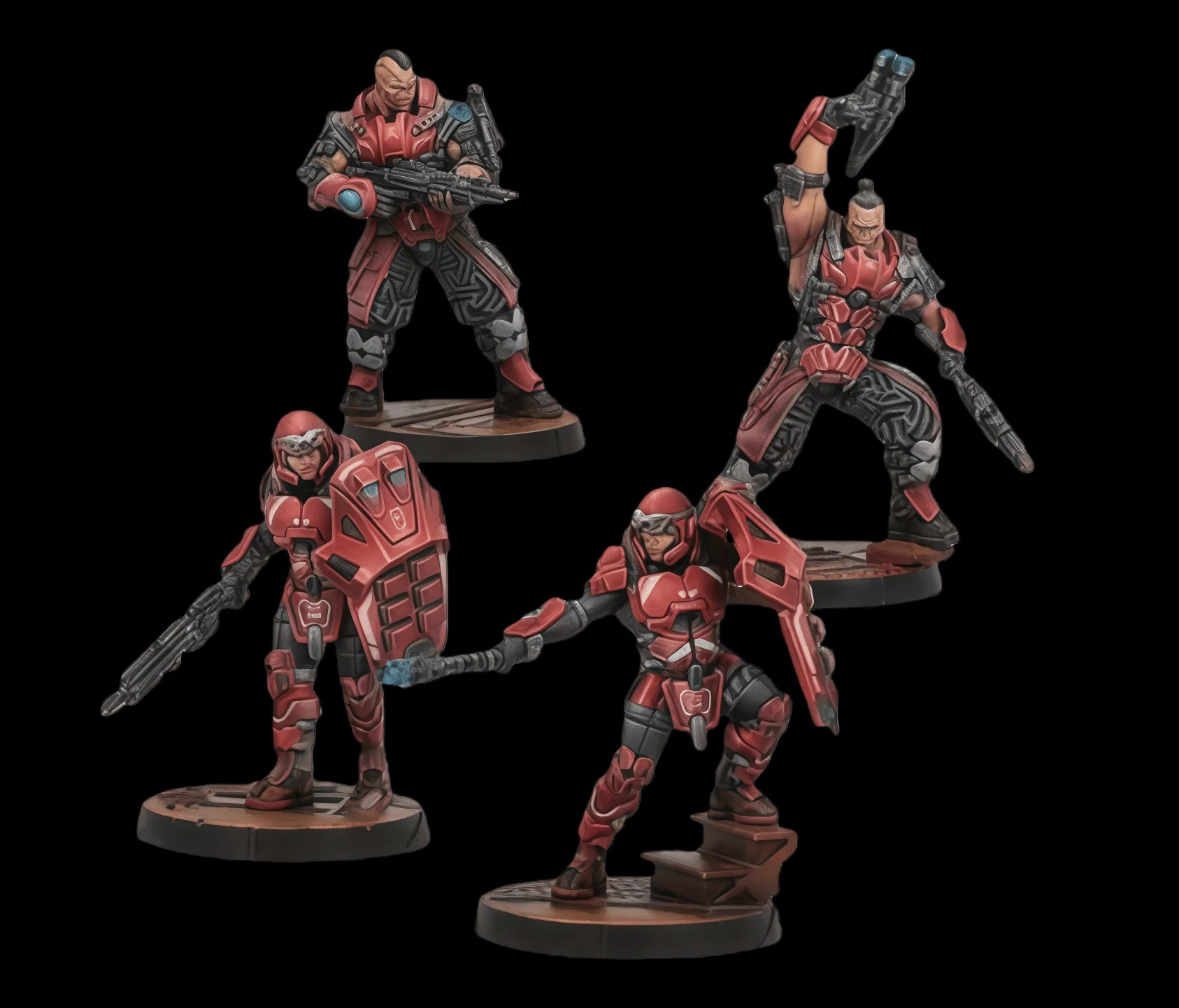 

Набор для сборки модели из литой смолы, GK, Набор персонажей Nomad Corregidor Fireteam, неокрашенный (базовая модель в комплекте)