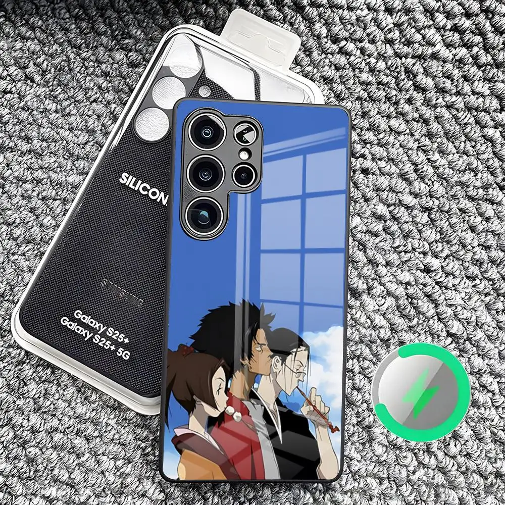 Classic Anime S_Samurai C_Champloo Phone Case For Samsung S26 Ultra S25 Edge S23 S22 S21 S20 Plus S24 Fe Magnetic Glass Cover
