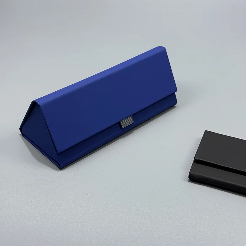 Japanese-Style Simple and Fashionable Matte Folding Glasses Case Portable Flip-Top Sunglasses Case